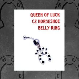 5/$10 | Queen of Luck Horseshoe Belly Ring